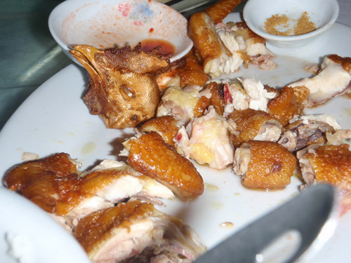 We know it was Chicken because the head was presented as a reminder.